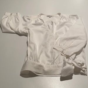 EUC Madewell 3/4 crisscross wrap shirt